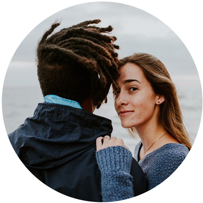 mixed couple
